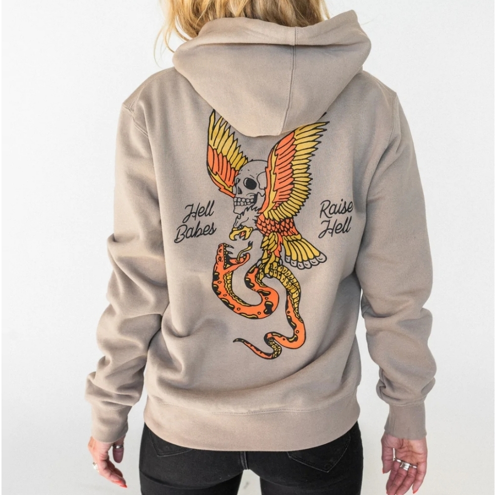 Hell Babes Forecer Fierce Pullover *FITS LIKE M*